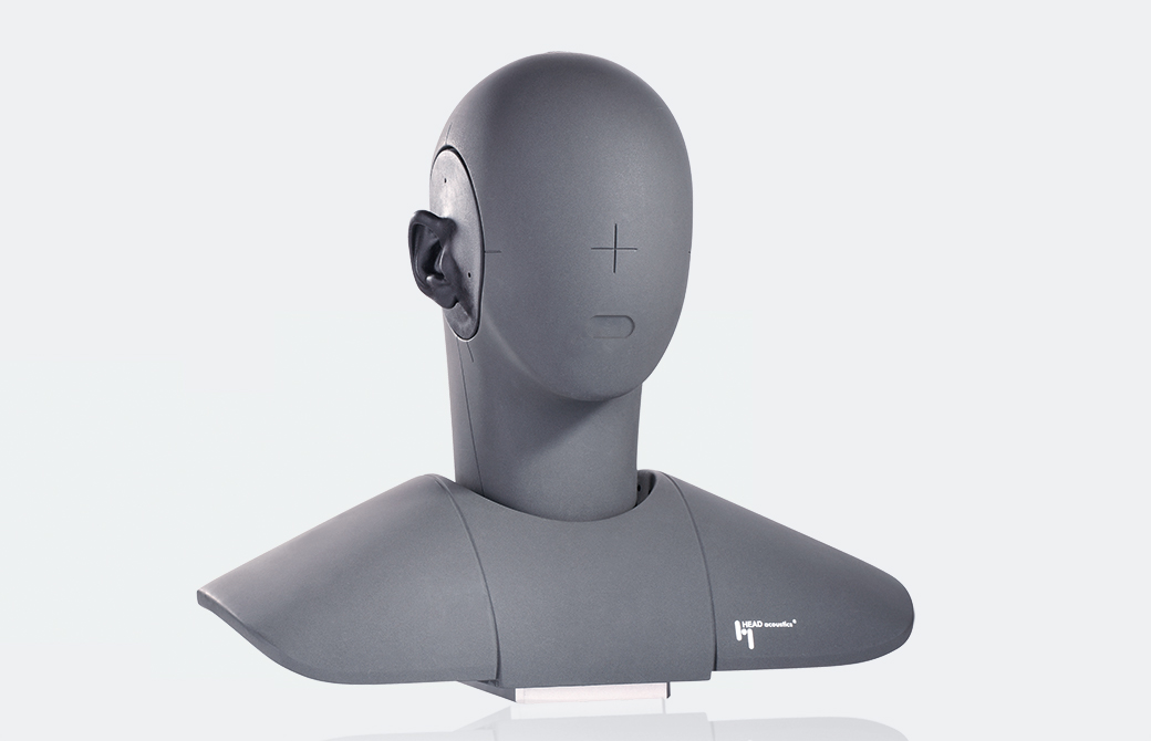 Front view of artificial head HMS II.4